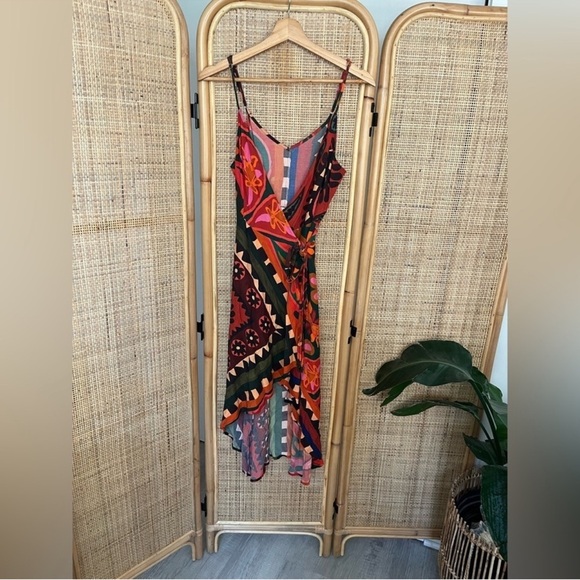 Farm Rio Anthropologie Hanky Wrap Dress - Picture 4 of 12
